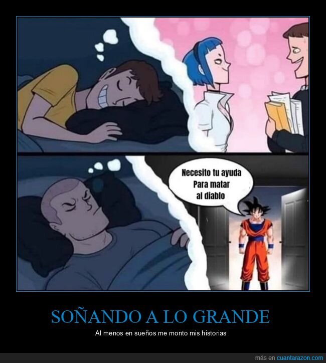 sueños,son goku,fuerte