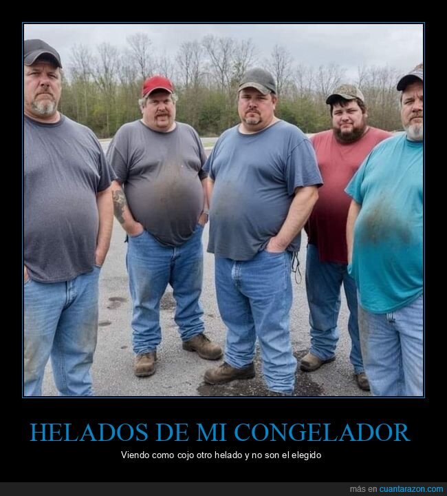 congelador,gordos,helado,escoger