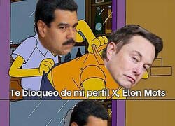 Enlace a Maduro bloquea Elon Musk, pero se le olvida que Musk tiene permisos de Master Admin, y lo desbloquea para seguir jodiéndolo 