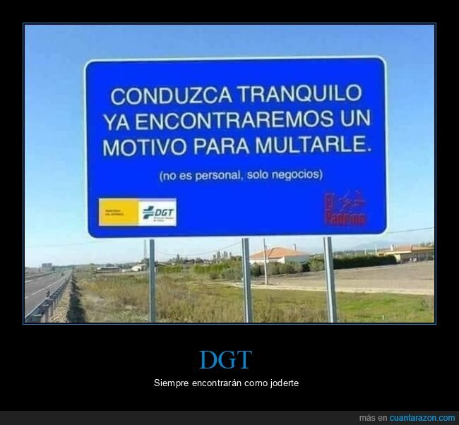 dgt,cartel,multar