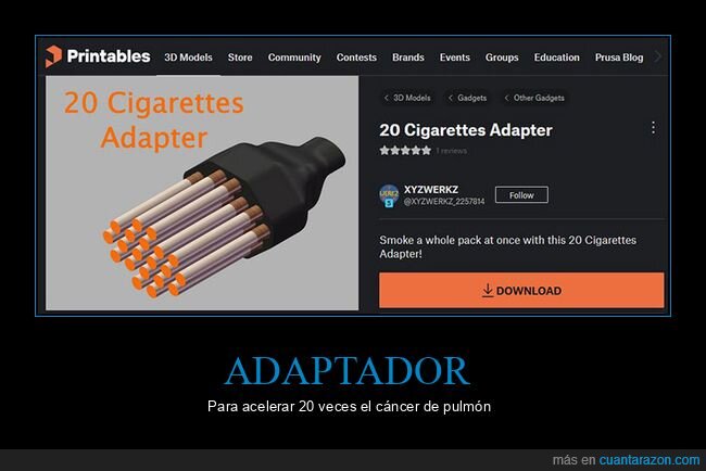 adaptador,cigarros