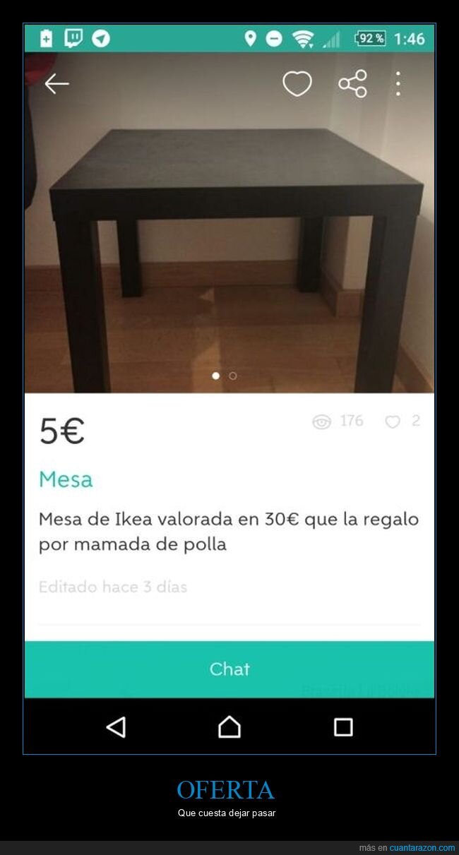 anuncios,mesa,wallapop