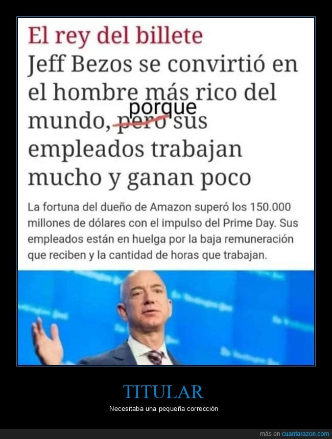 empleados,ganar,jeff bezos,trabajar