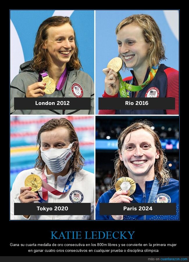 katie ledecky,medalla,oro,juegos olímpicos