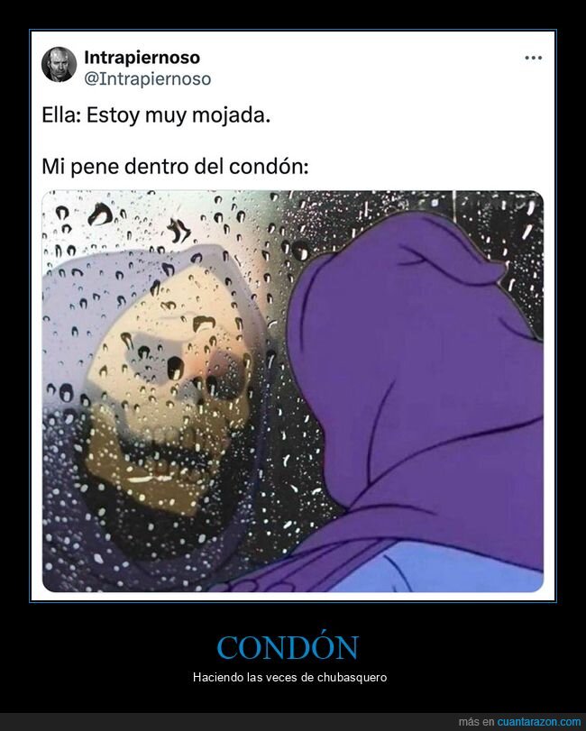 condón,mojada