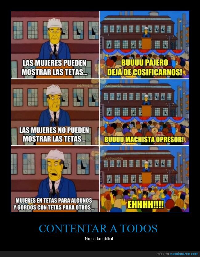 bob dole,mujeres,simpsons