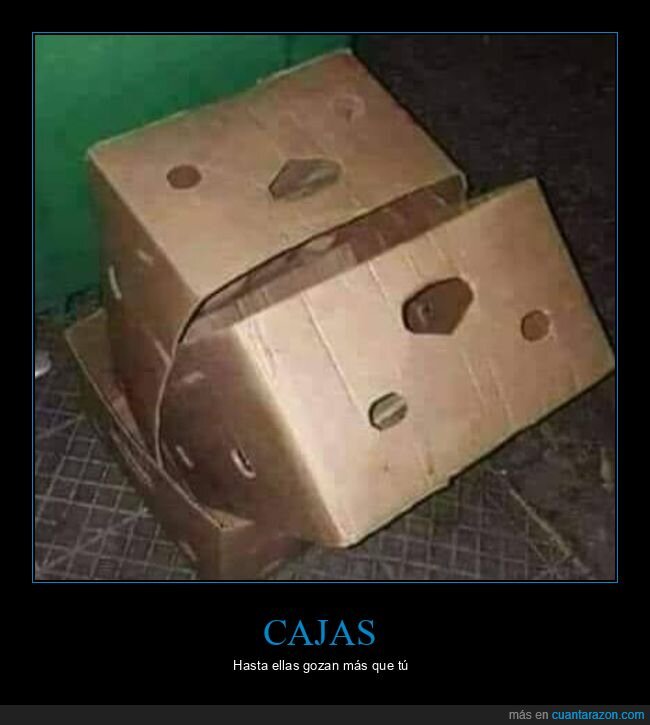 cajas,gozar