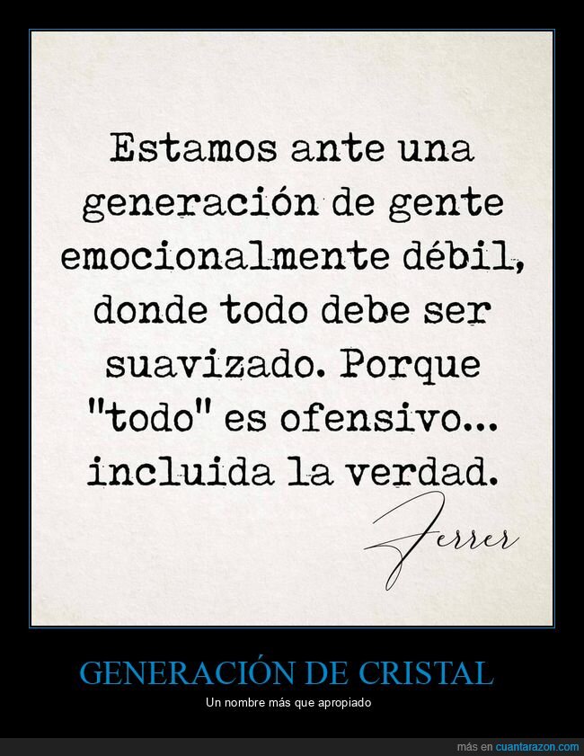 generación,ofensivo,verdad