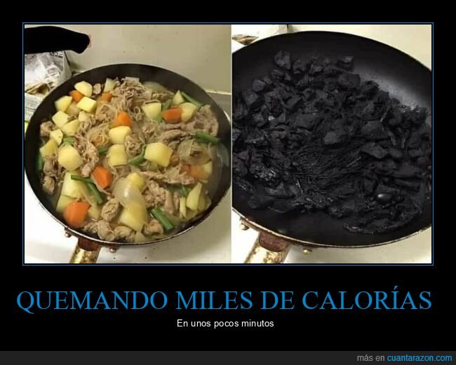 calorías,quemar,comida