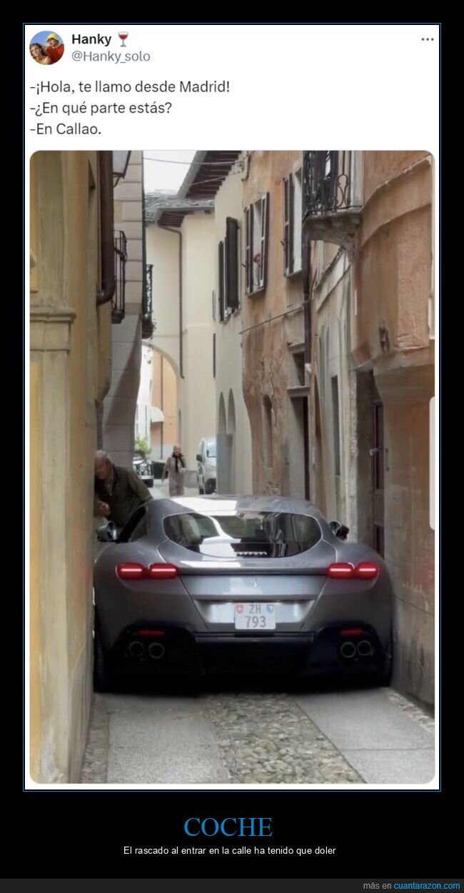 coche,calle,callao,atascado