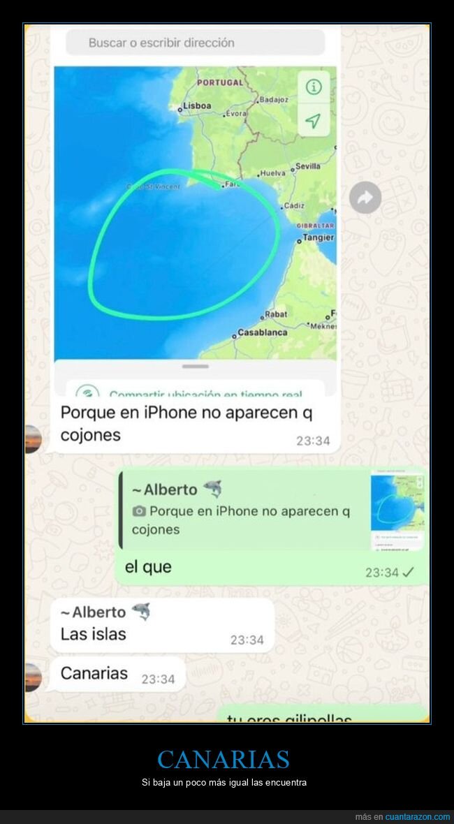 iphone,mapa,canarias