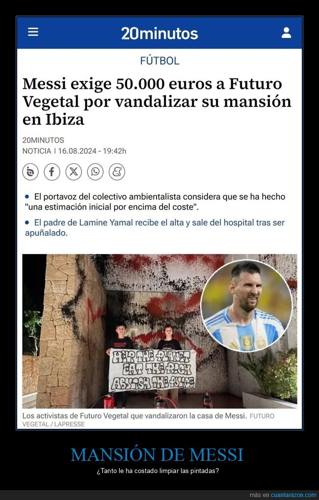 messi,futuro vegetal.mansión