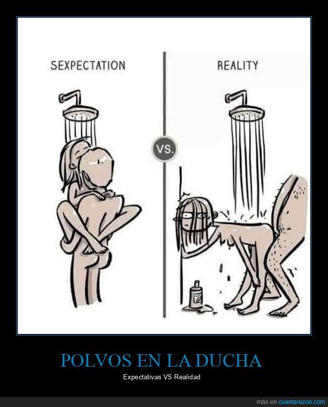 ducha,expectativas,pareja,realidad