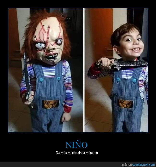 chucky,disfraz,miedo,niño