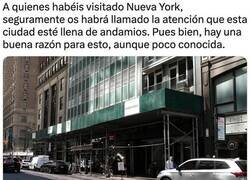 Enlace a El motivo por el que Nueva York está continuamente repleta de andamios