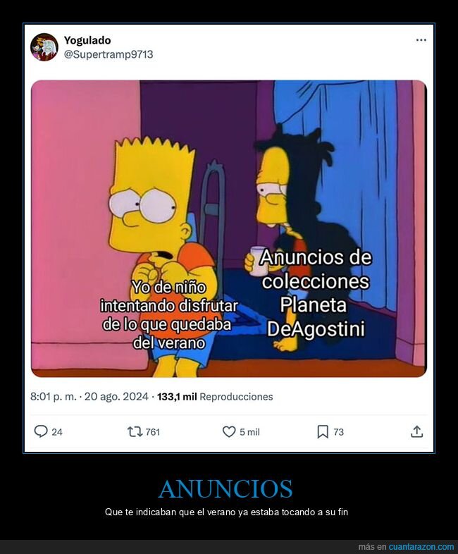 colecciones,simpsons,verano