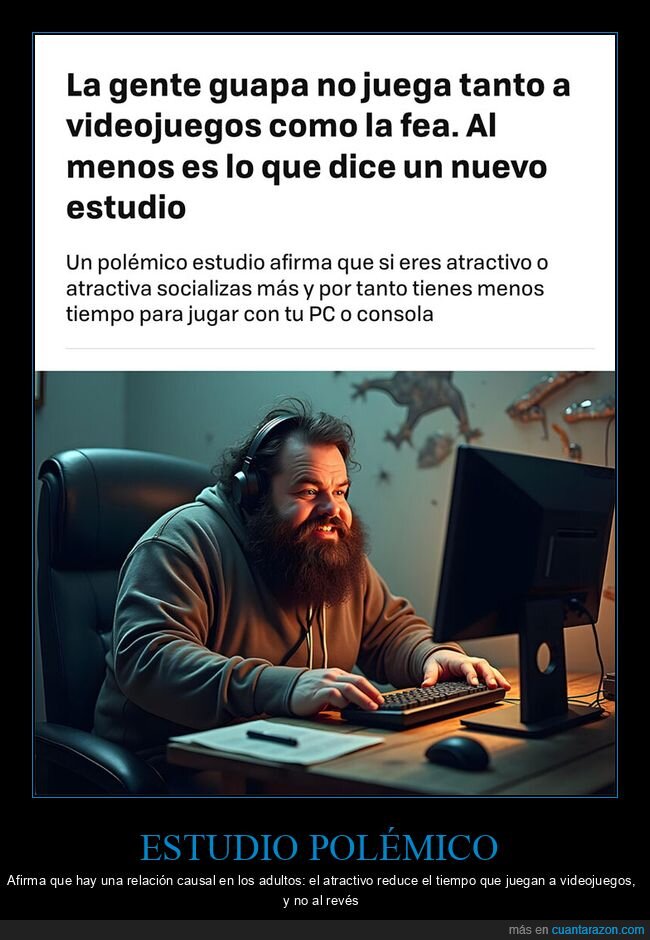 feos,guapos,jugar,videojuegos