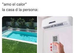 Enlace a La casa del que dice que le gusta el calor