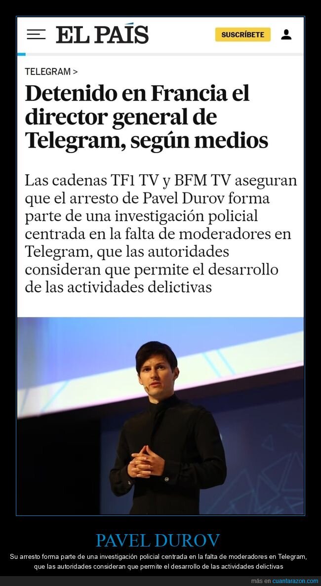 pavel durov,arresto,telegram