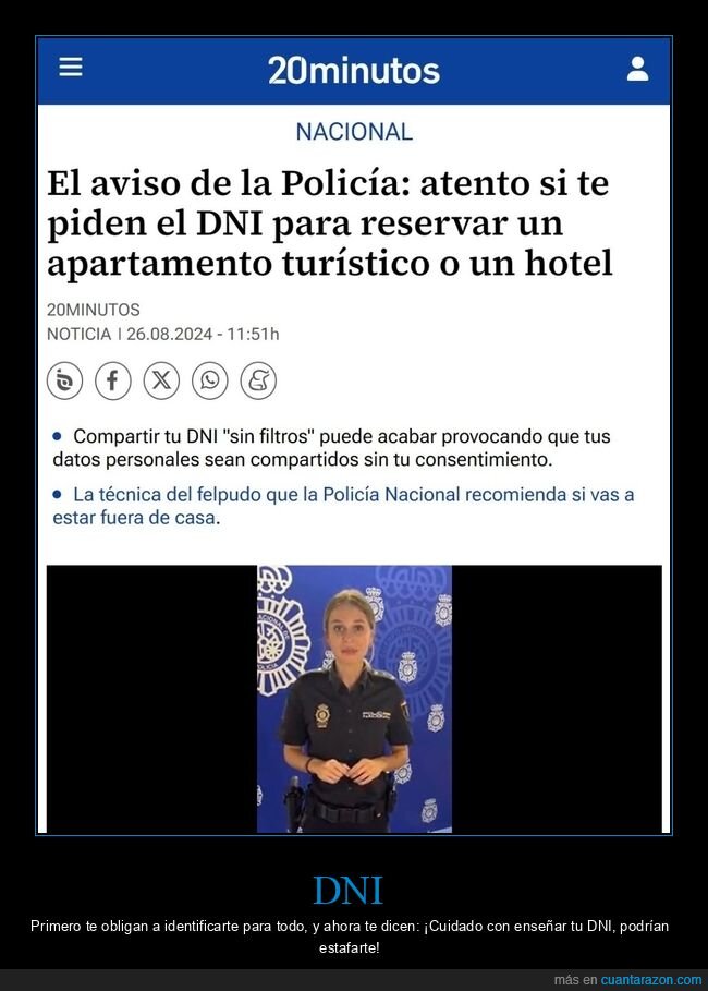 dni,policía,aviso