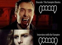 Enlace a Colmillos de los distintos vampiros del cine