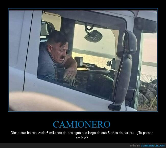 camionero,hitler,parecidos