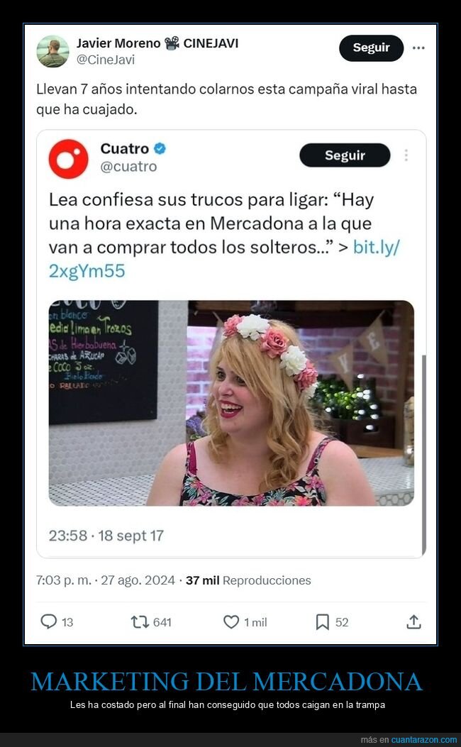 campaña viral,mercadona,ligar