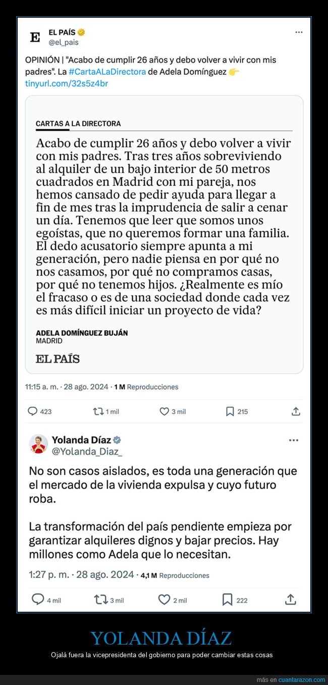 políticos,vivienda,yolanda díaz