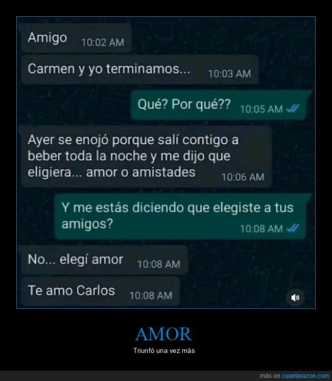 amigos,amor,elegir,pareja,terminar,whatsapp