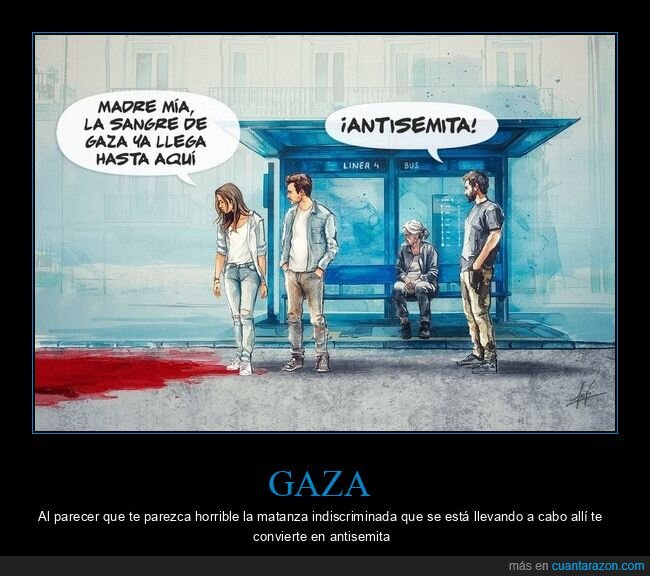 gaza,sangre,antisemita