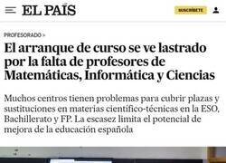 Enlace a Faltan profesores