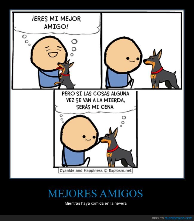 cena,mejor amigo,perros