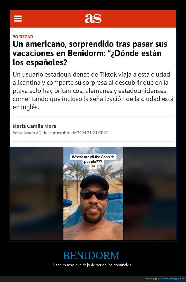 benidorm,españoles