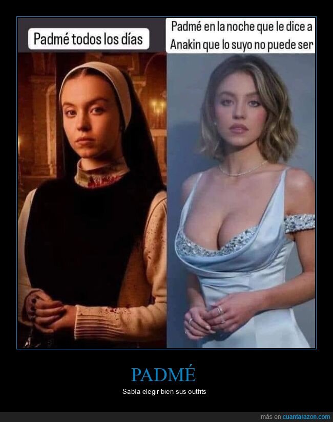 padme,ropa,star wars,sydney sweeney