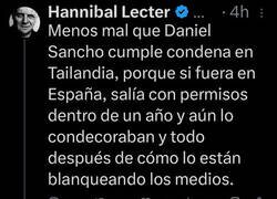 Enlace a Si Daniel Sancho hubiera cumplido condena en España...