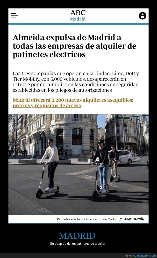 madrid,patinetes