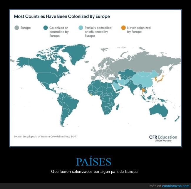 países,colonizados,europa,mapas