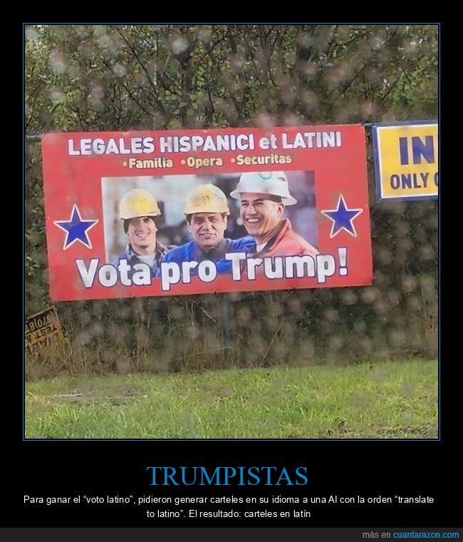 trump,latinos,traductor,latín,fails