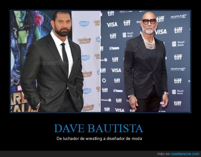 dave bautista,antes,después