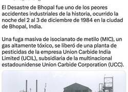 Enlace a Bhopal: la mayor catástrofe industrial de la historia