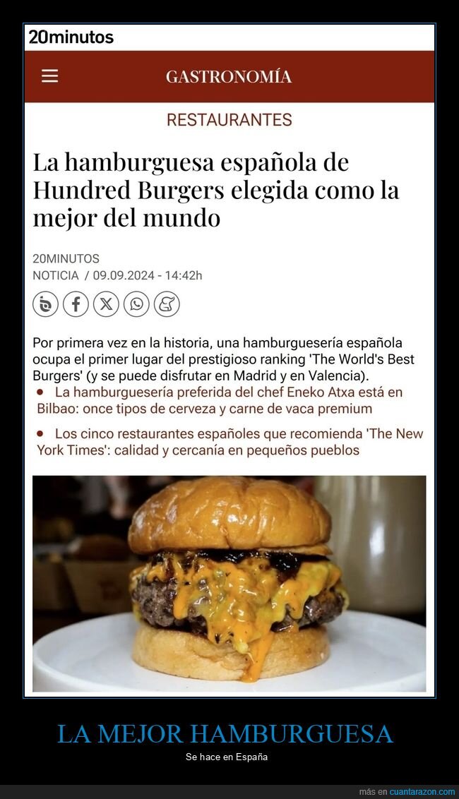 hamburguesa,mejor,hundred burgers