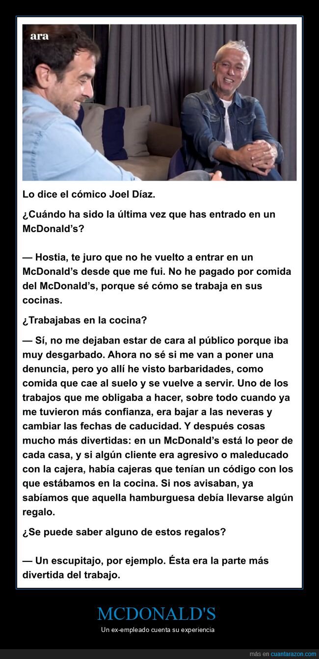 mcdonald's,joel díaz