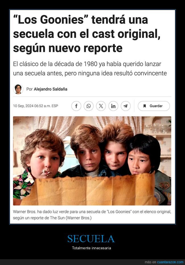 goonies,secuela