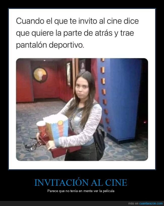 invitar,cine,pantalón