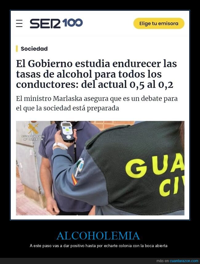 alcohol,conductores,endurecer,tasas