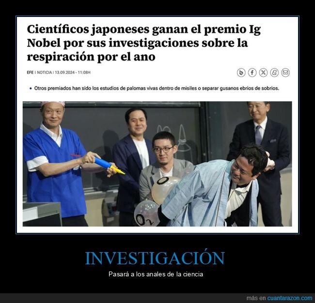 ig nobel,respiración