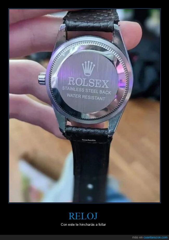 Reloj rolex stainless steel back water resistant precio deals