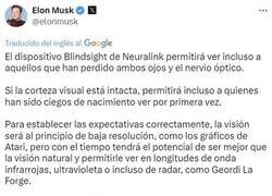 Enlace a Neuralink podrá devolver la vista a los ciegos