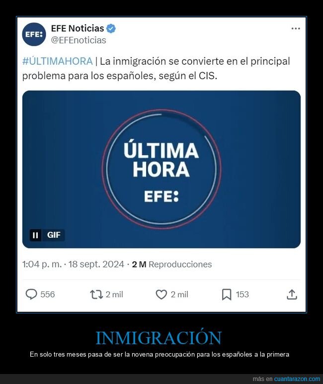 inmigración,problema,cis