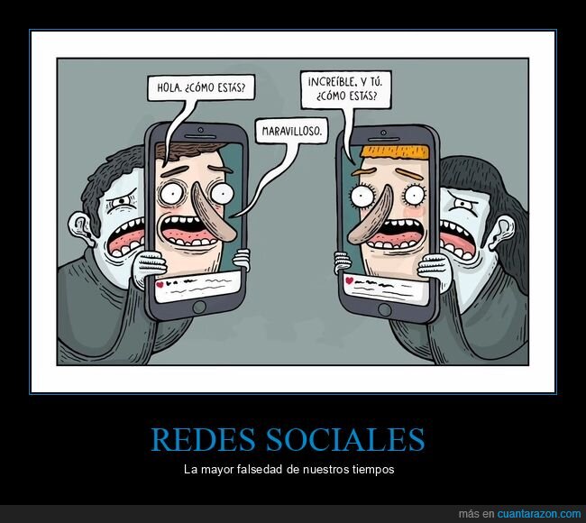 redes sociales,falsedad